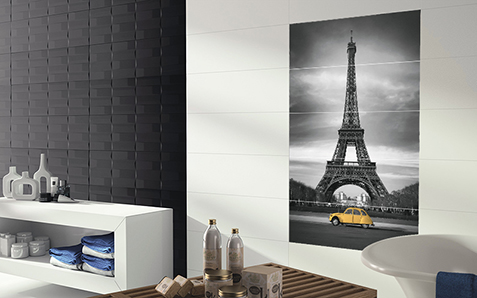 Faïence murale décorative